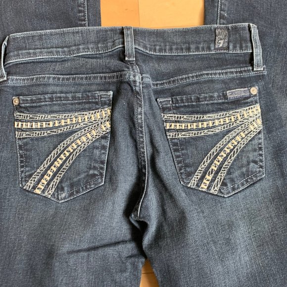 7 for all mankind DOJO sz 24 jeans flare leg